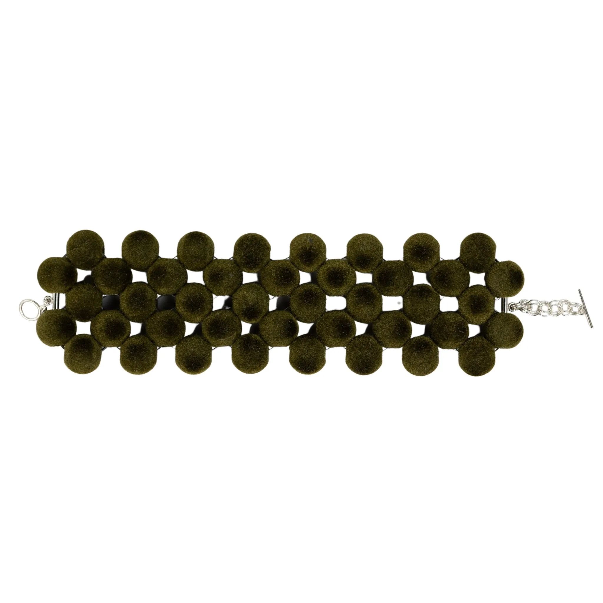 Tammy Schweinhagen Large Flocked Ball Bracelet