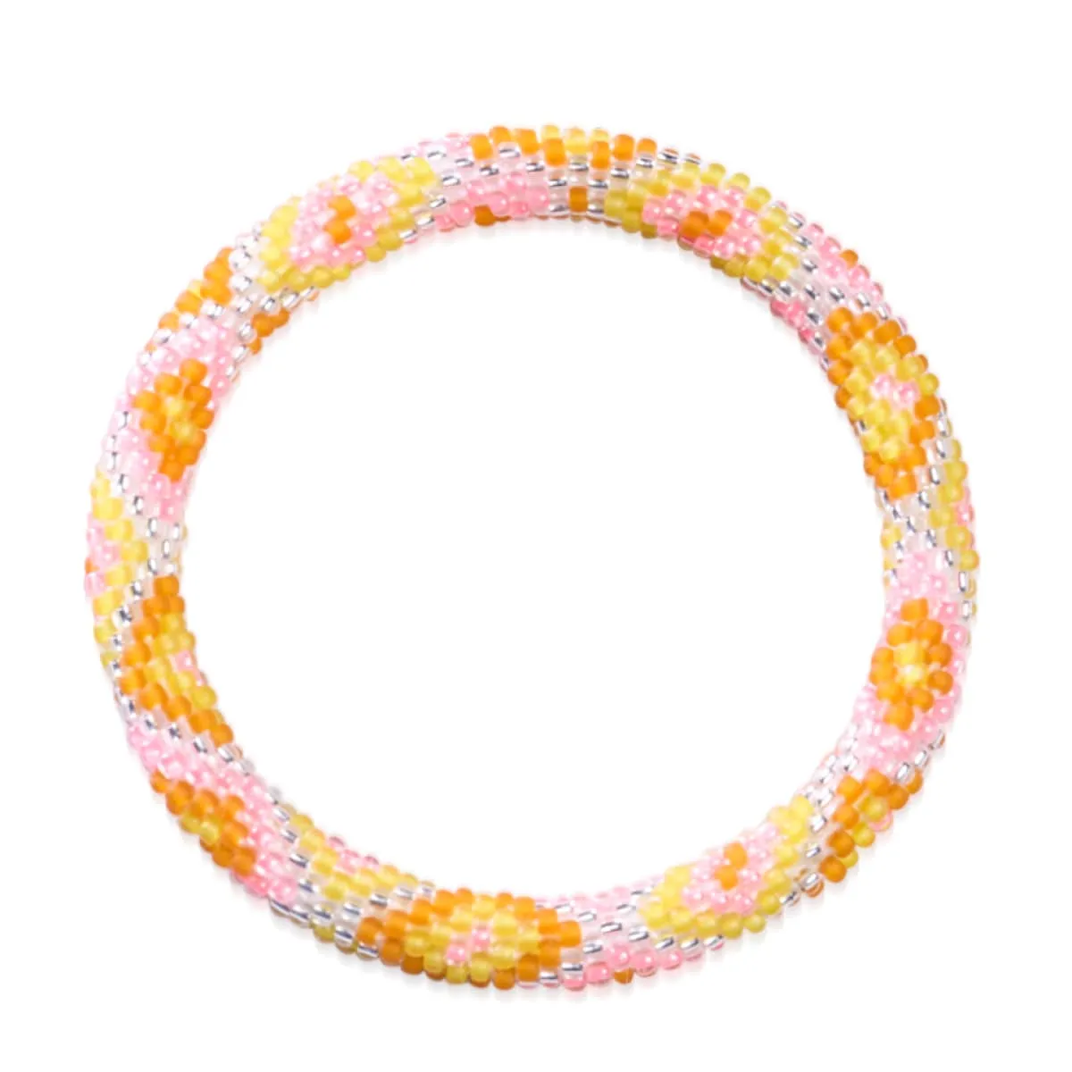 Tangerine Tree | Himalayan Glass Bead Bracelet