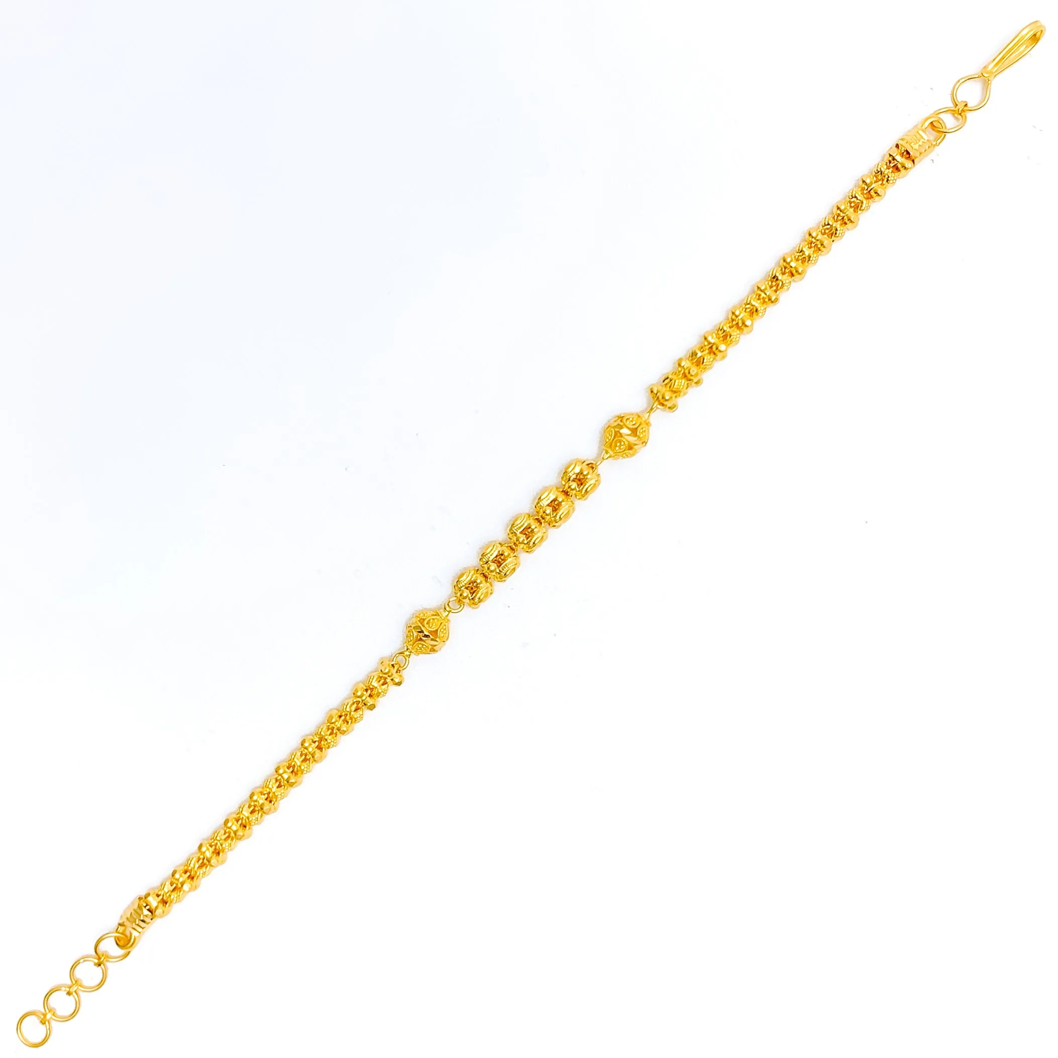 Tasteful Dazzling 22k Gold Bracelet