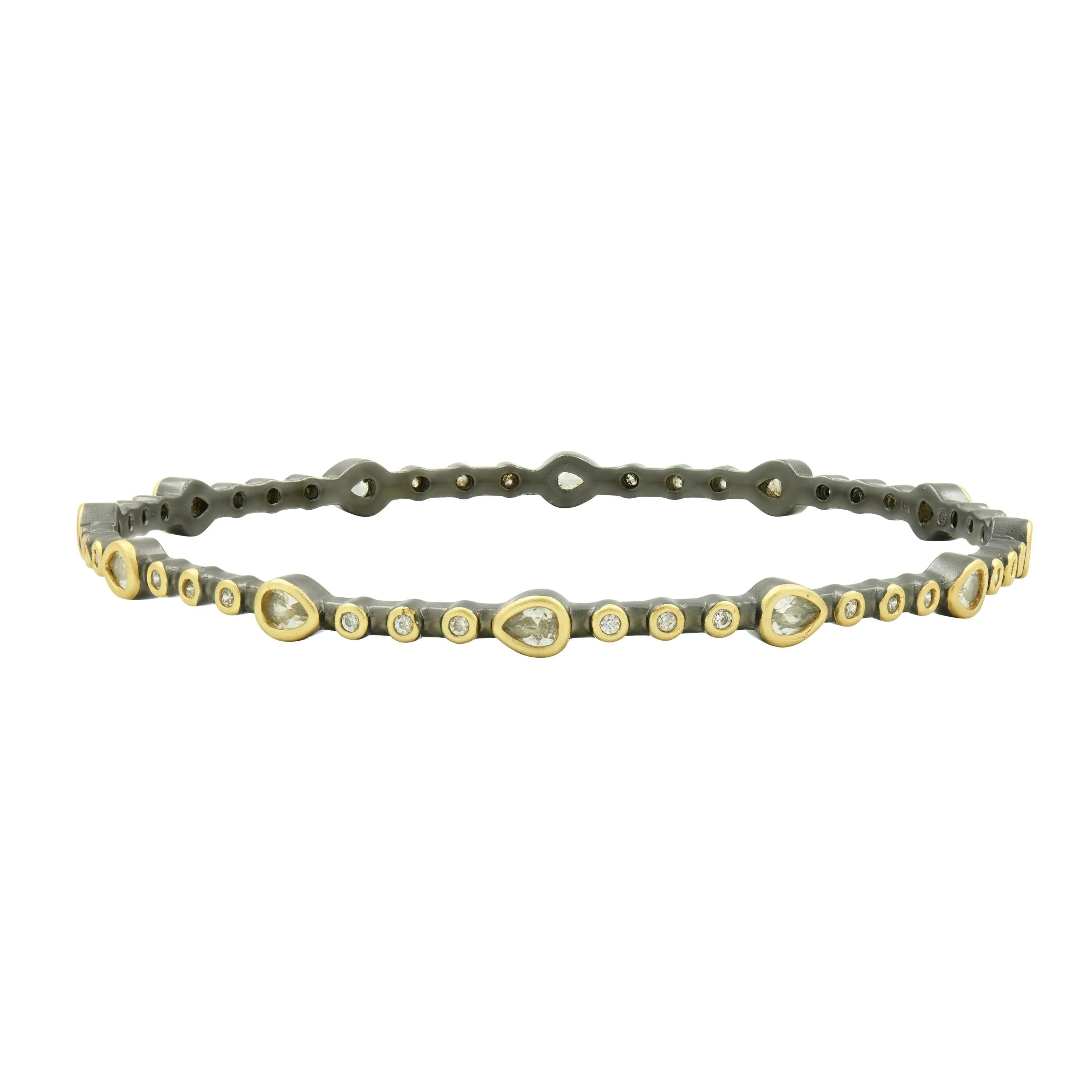 Teardrop Station Hinge Bangle