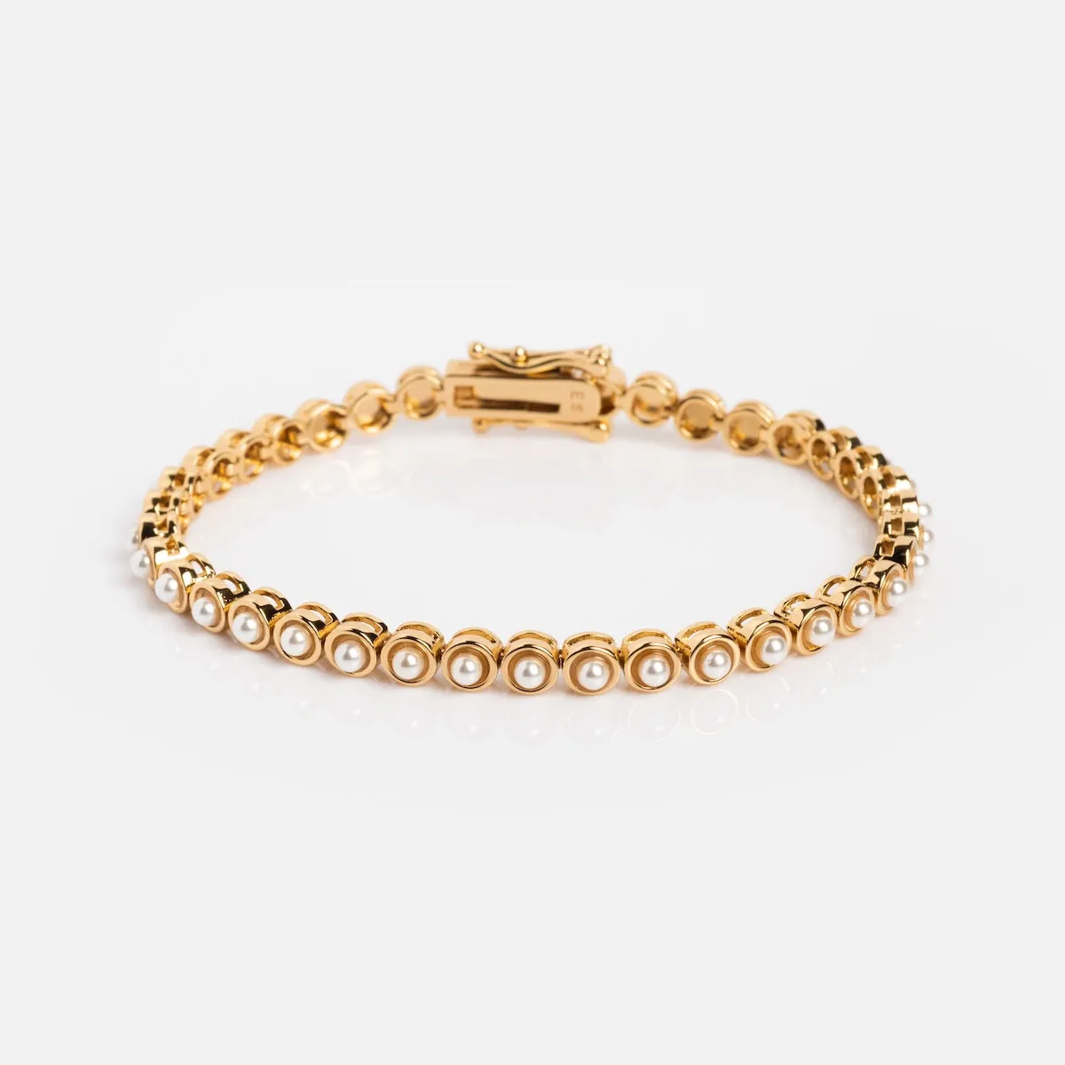 Tennis Bracelet in Pearl