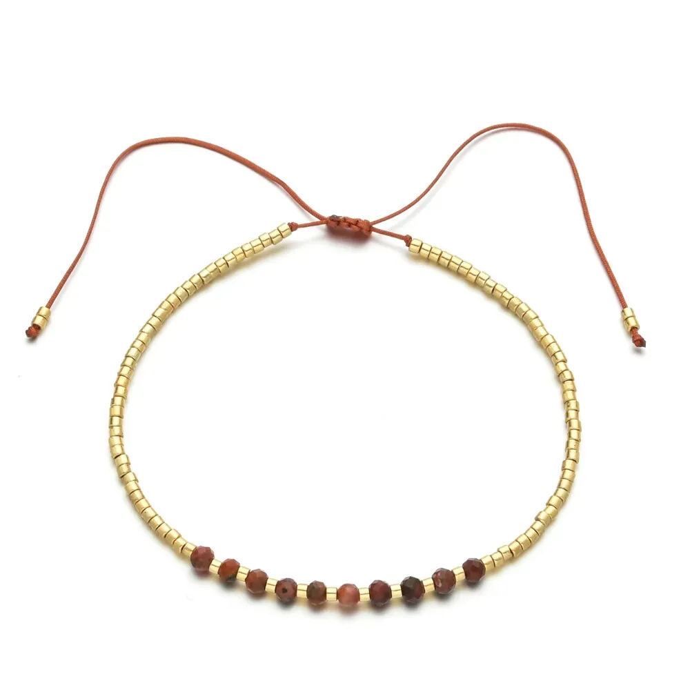Thin Fashion Natural Stone Bracelet Girls Friends