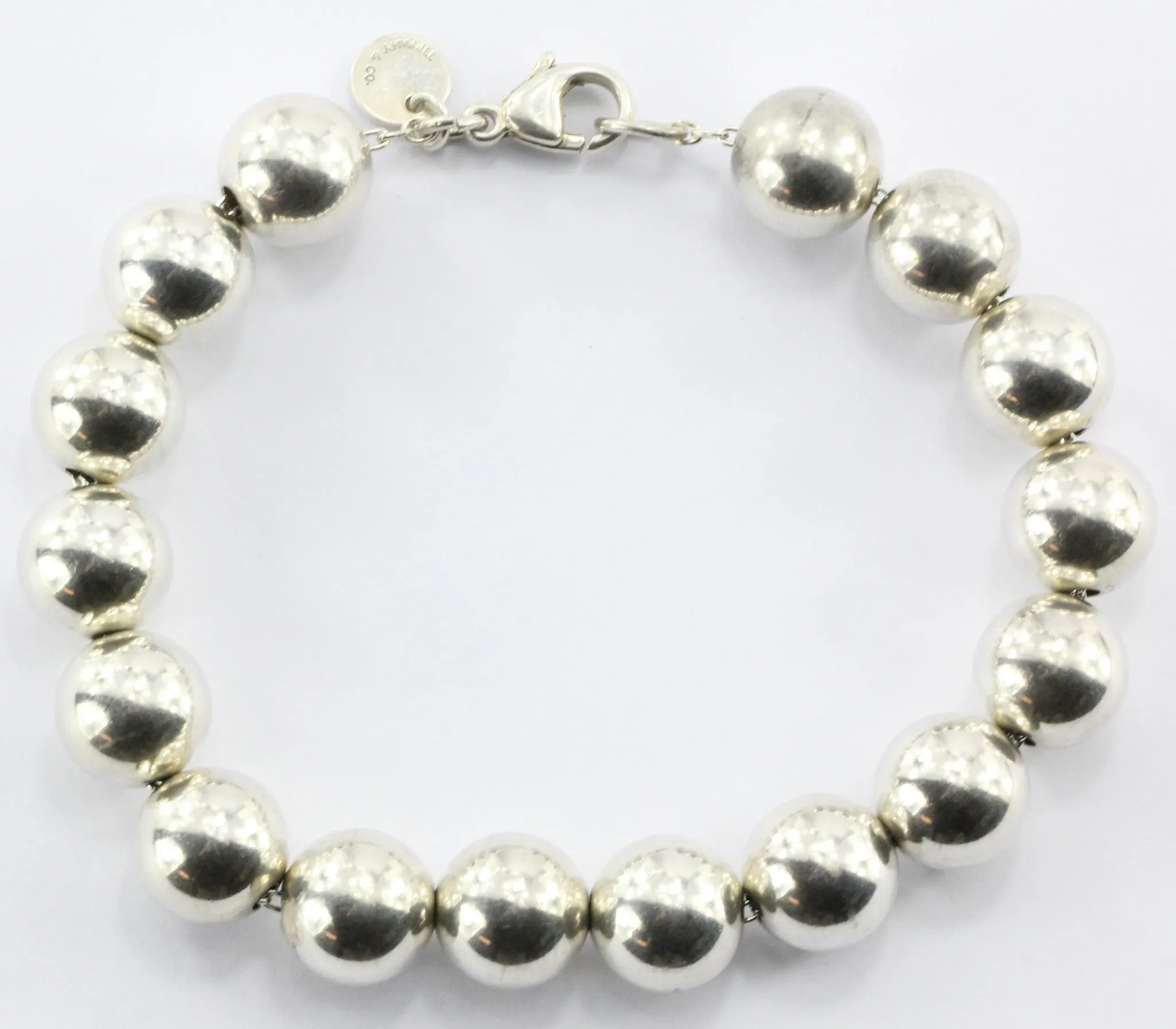 Tiffany & Co Sterling Silver Ball Bead Bracelet