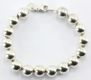 Tiffany & Co Sterling Silver Ball Bead Bracelet