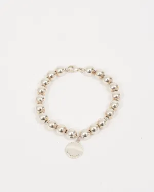 Tiffany Sterling Silver Ball Love Tag Bracelet