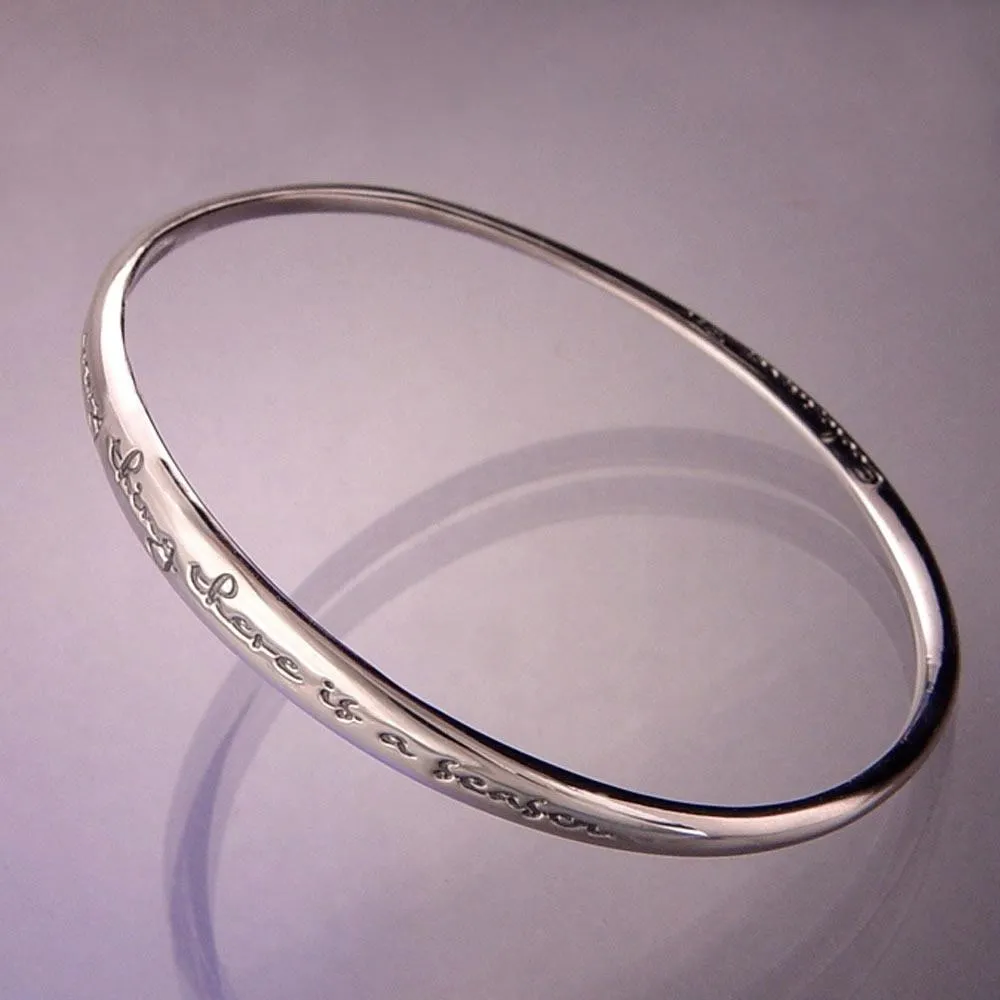 To Everything There Is A Season - Ecclesiastes 3:1 Bracelet