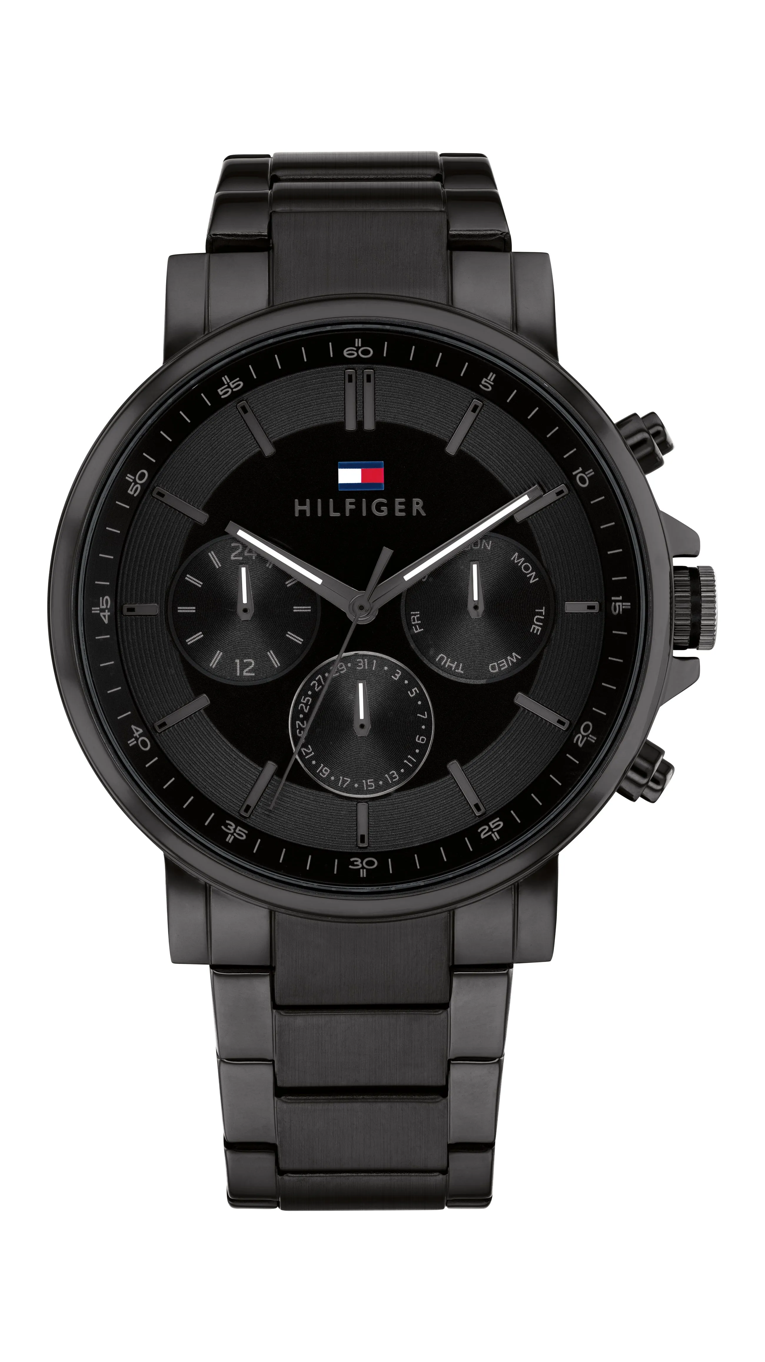Tommy Hilfiger Tyson Ionic Plated Black Steel Black Dial Men's Watch 1710590