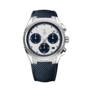TONDA PF SPORT CHRONOGRAPH STEEL SILVER MILANO BLUE COSC