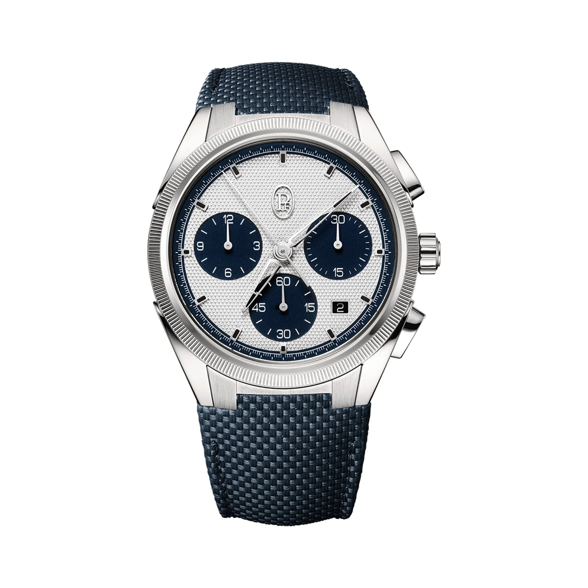 TONDA PF SPORT CHRONOGRAPH STEEL SILVER MILANO BLUE COSC