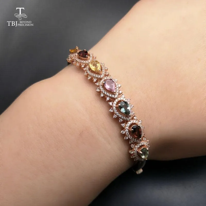 Tourmaline 3.5ct Gemstone Bangle