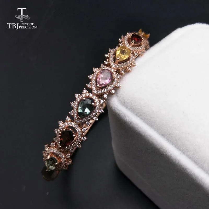 Tourmaline 3.5ct Gemstone Bangle