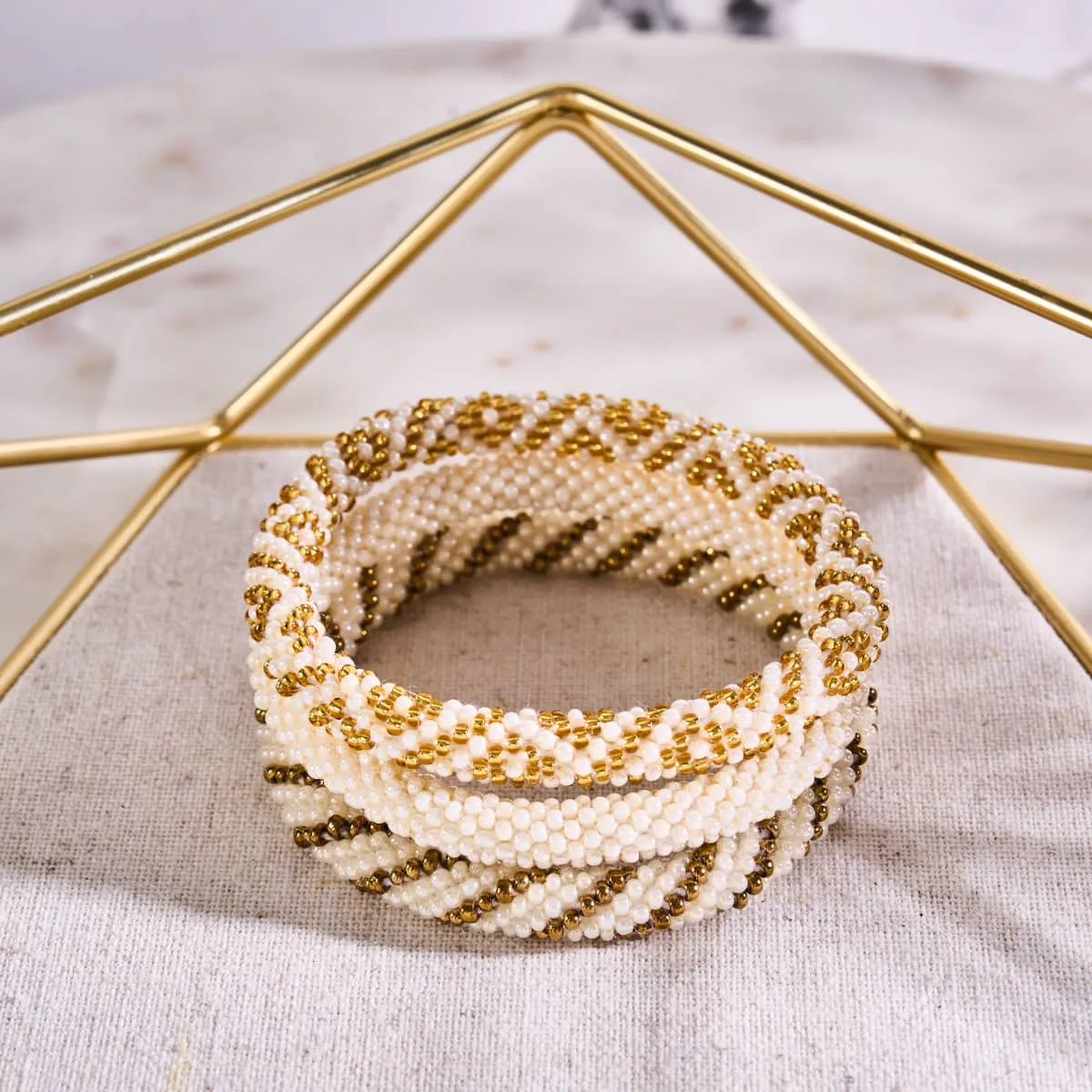 Turkish Delight | Himalayan Glass Bead Bracelet