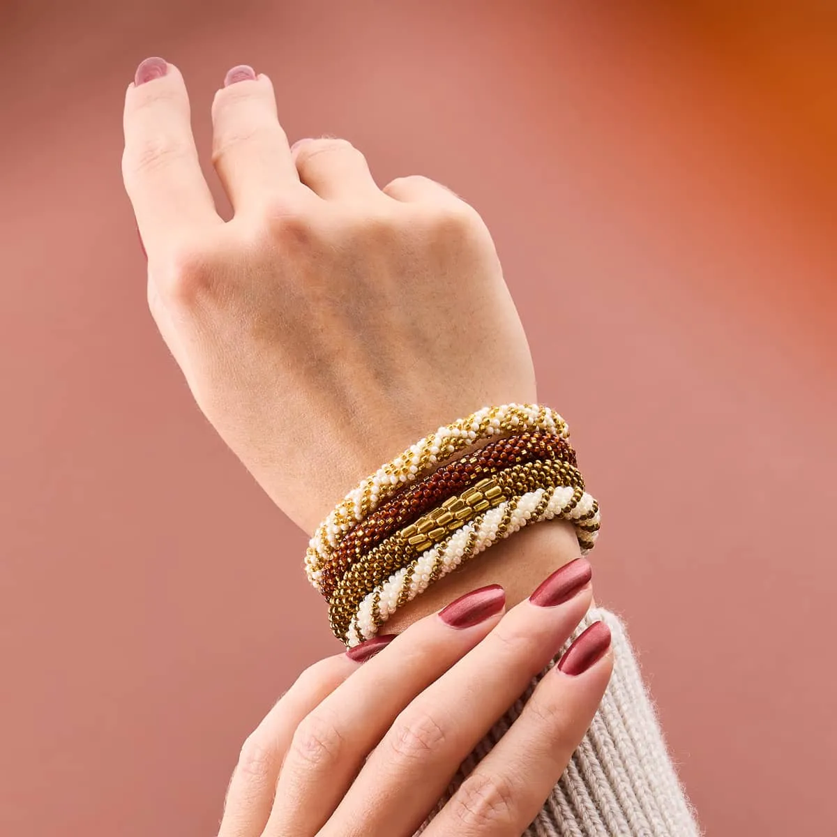 Turkish Delight | Himalayan Glass Bead Bracelet