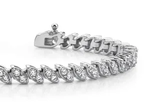 Two Peas In A Pod Lab-Grown Diamond Bracelet with 3.06 ct.(finished) 2mm