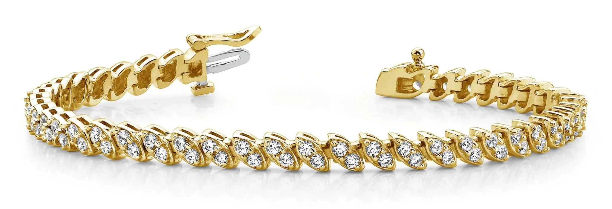 Two Peas In A Pod Lab-Grown Diamond Bracelet with 3.06 ct.(finished) 2mm