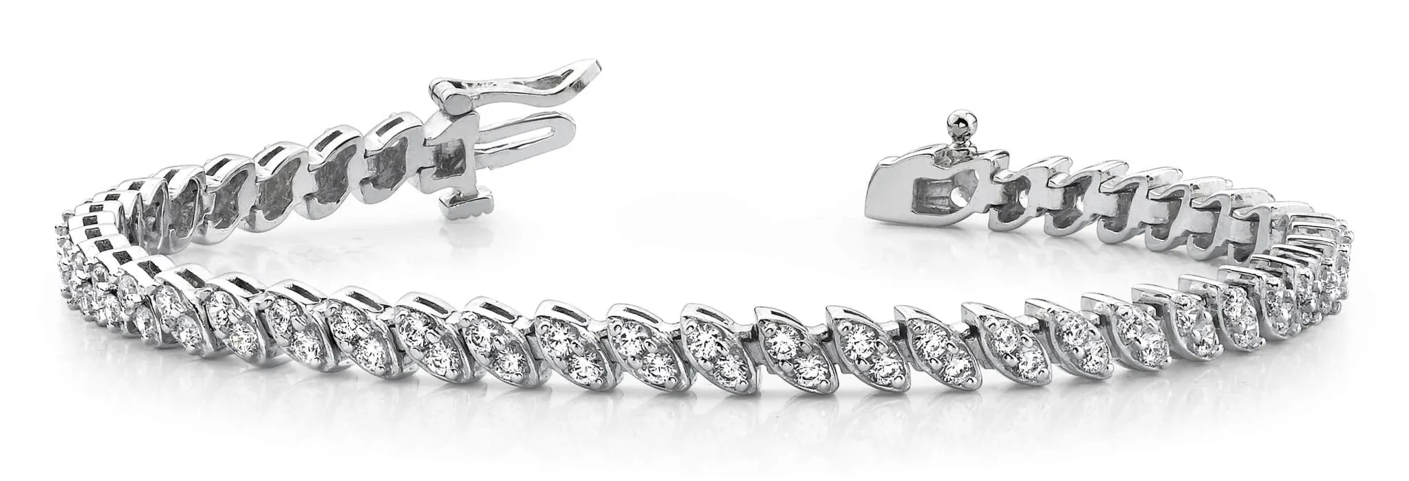 Two Peas In A Pod Lab-Grown Diamond Bracelet with 3.06 ct.(finished) 2mm