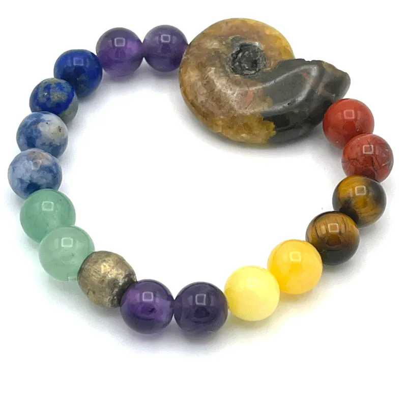 Unlock your Chakra Gemstone Stretch Bracelet MEDIUM