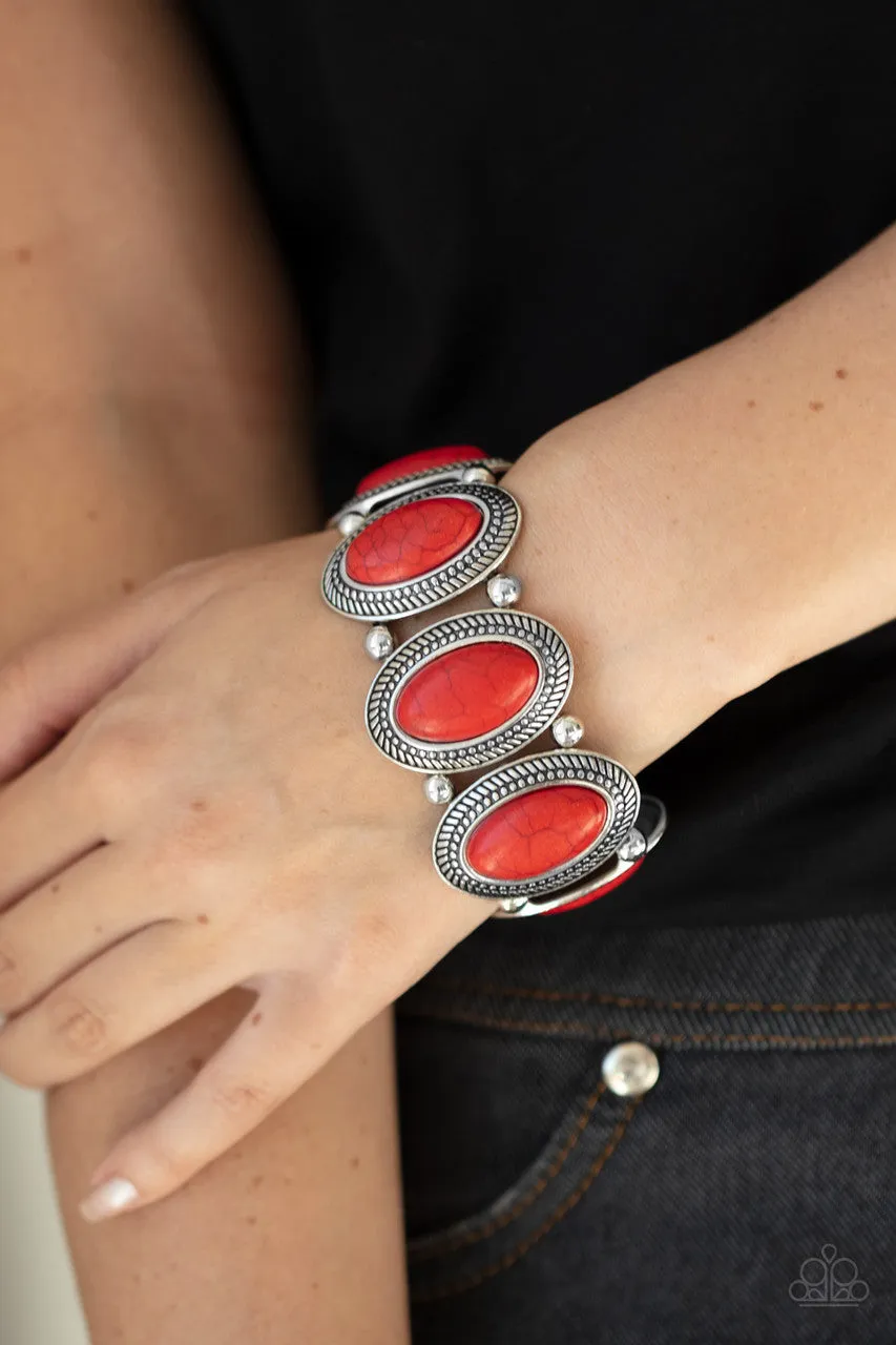 Until the Cows Come HOMESTEAD Red Paparazzi Bracelet