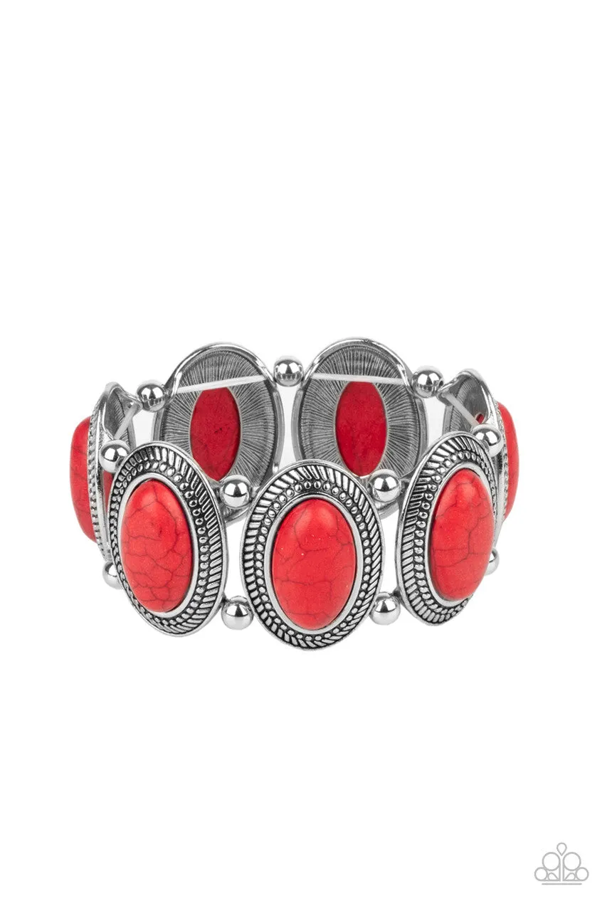 Until the Cows Come HOMESTEAD Red Paparazzi Bracelet