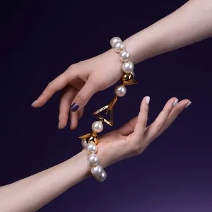 UPKO "Moist Eyes" Pearl Bracelet Handcuffs