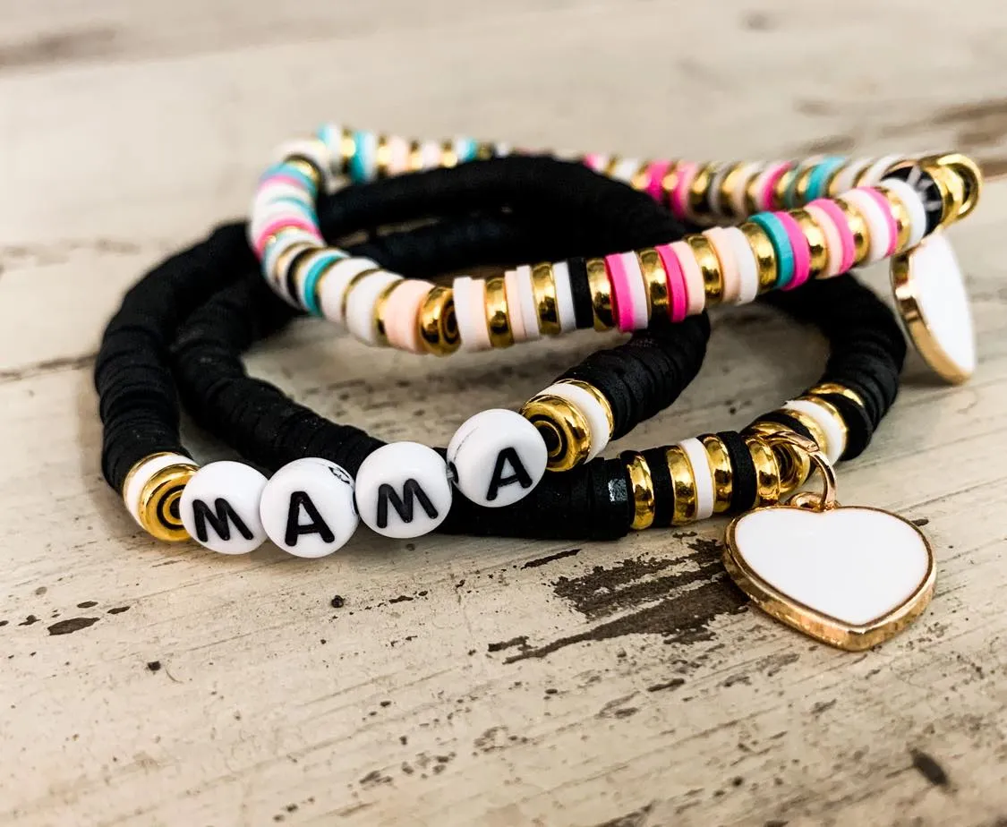 Valentine's Clay Bracelets