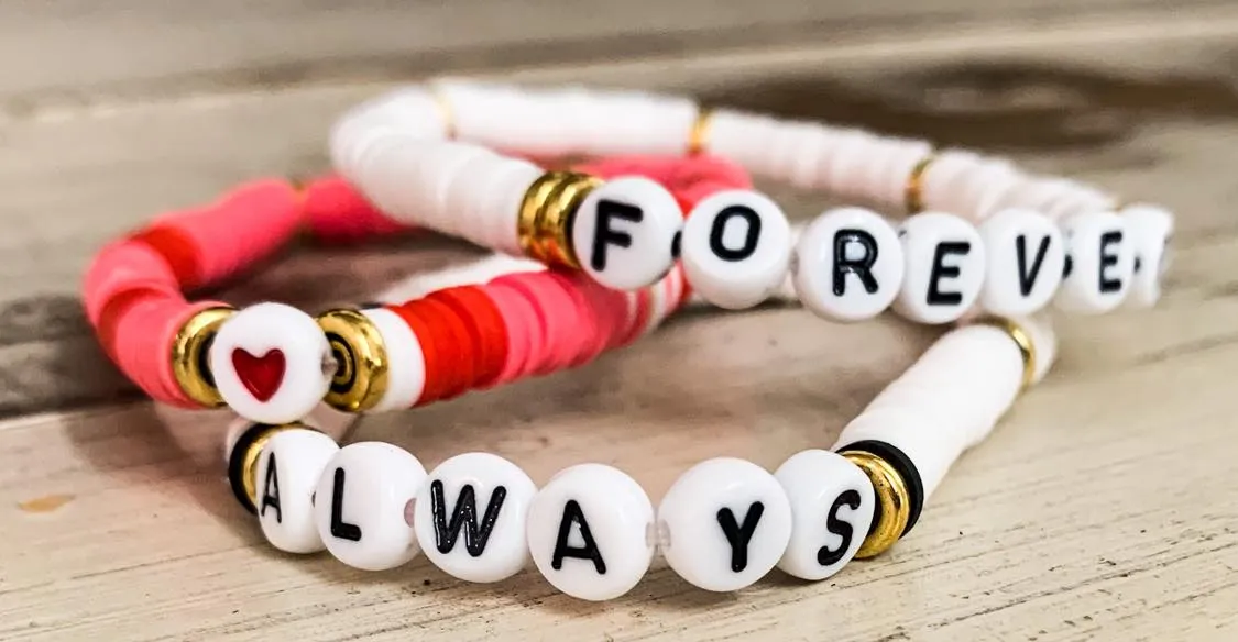 Valentine's Clay Bracelets