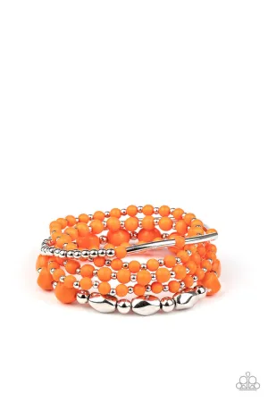 Vibrantly Vintage Orange Paparazzi Bracelet