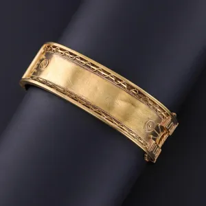 Victorian Bracelet Pair of 14k Gold