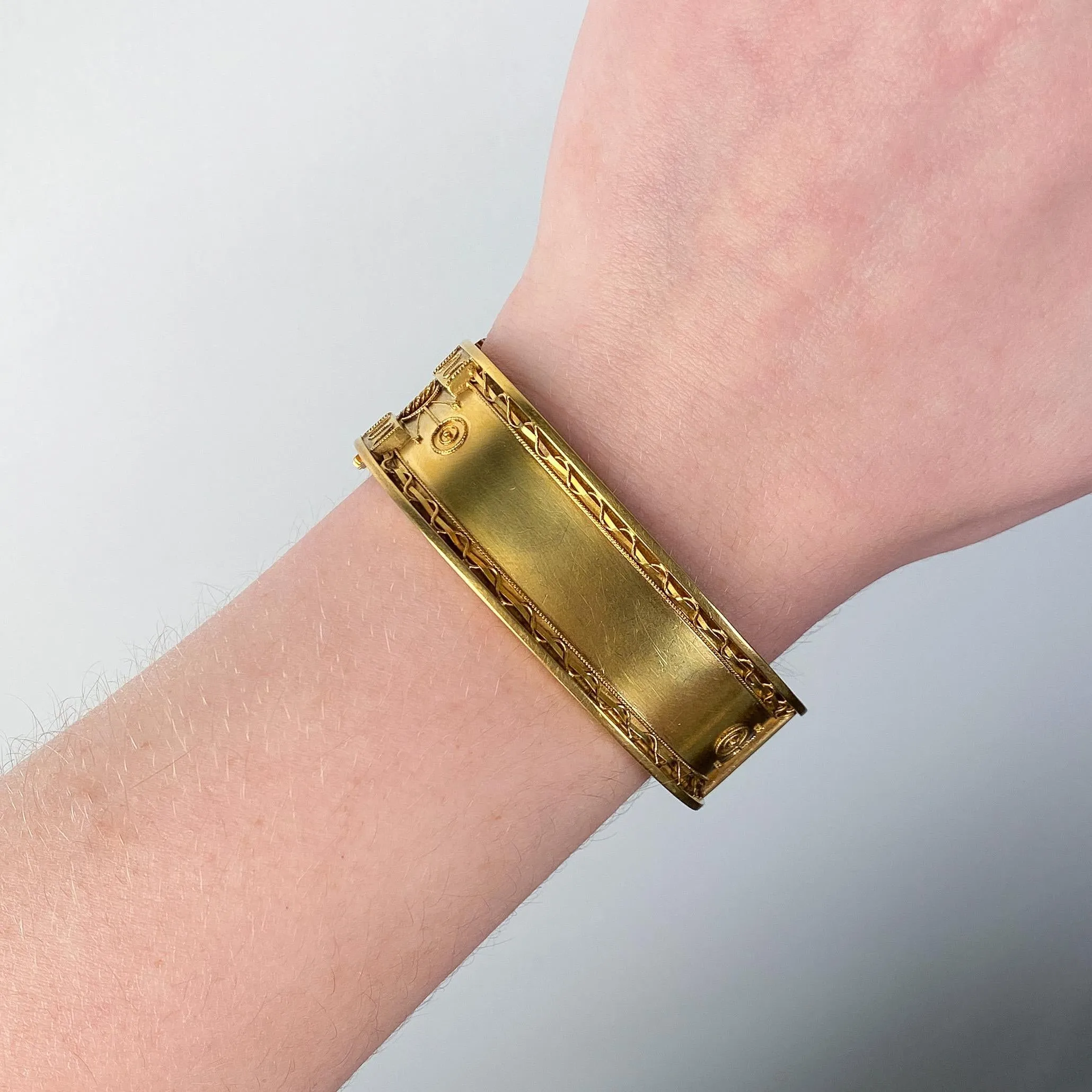 Victorian Bracelet Pair of 14k Gold