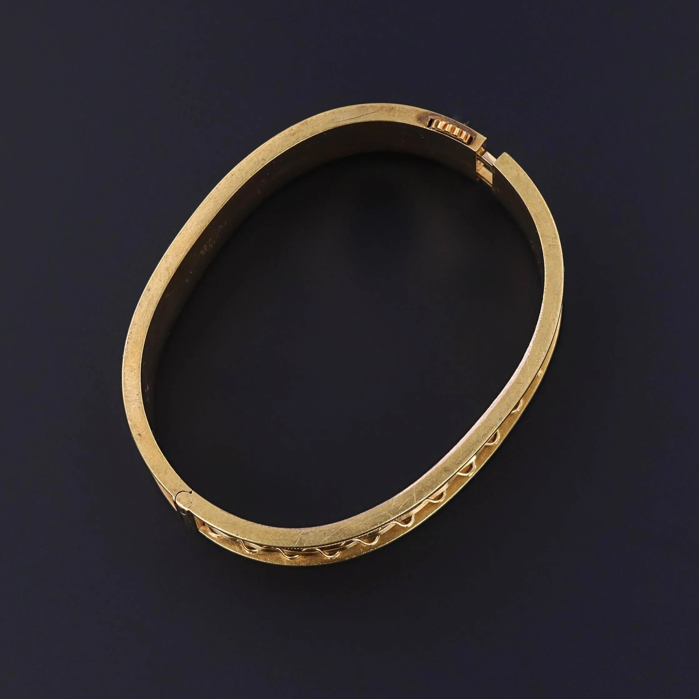 Victorian Bracelet Pair of 14k Gold