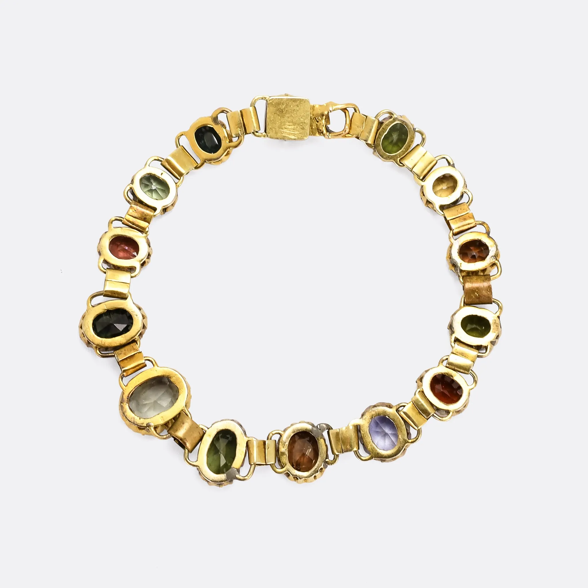 Victorian Harlequin Multigem Bracelet