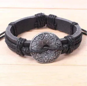 Viking Leather Bracelet