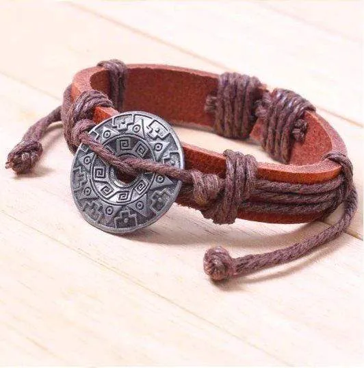 Viking Leather Bracelet