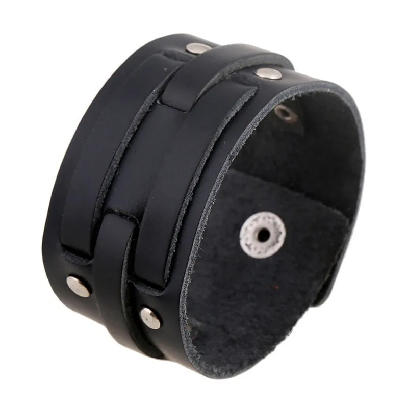Vintage Punk Retro Multilayer Leather Bracelet