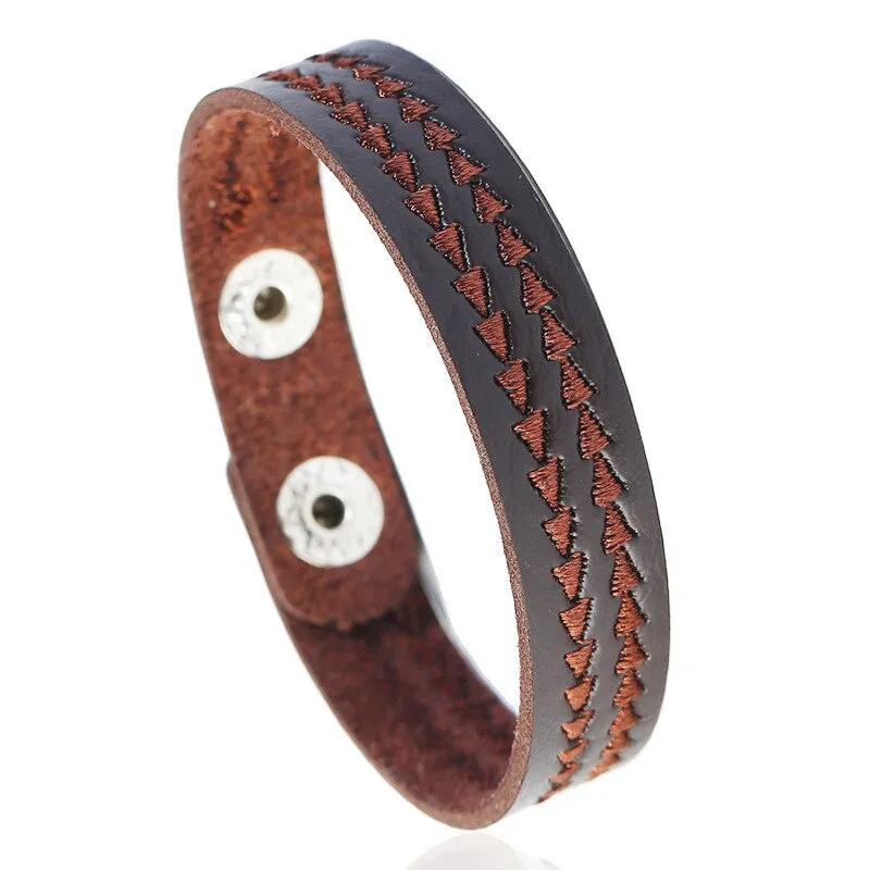 Vintage Punk Retro Multilayer Leather Bracelet