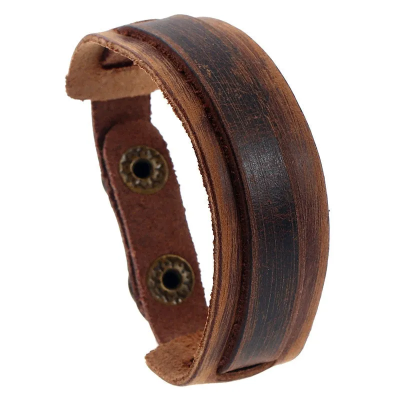Vintage Punk Retro Multilayer Leather Bracelet