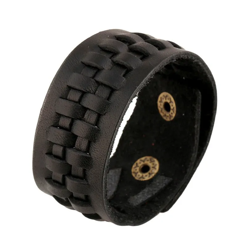 Vintage Punk Retro Multilayer Leather Bracelet