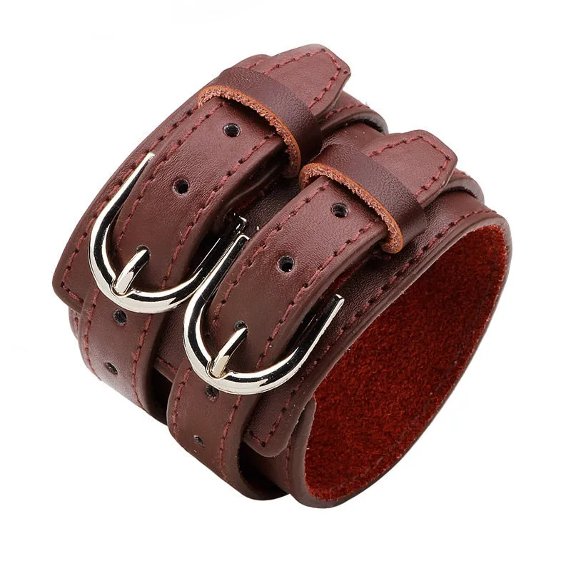 Vintage Punk Retro Multilayer Leather Bracelet