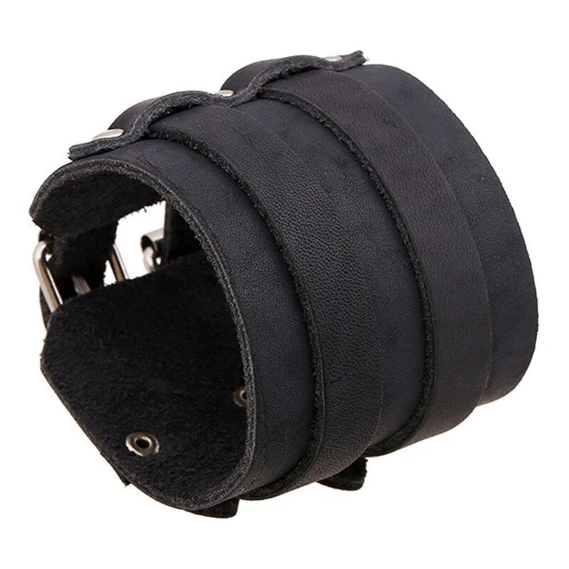 Vintage Punk Retro Multilayer Leather Bracelet