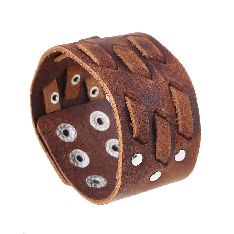 Vintage Punk Retro Multilayer Leather Bracelet
