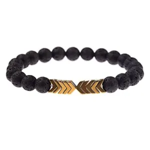 Volcanic Lava Stone Essential Oil Diffuser Stone Bracelet