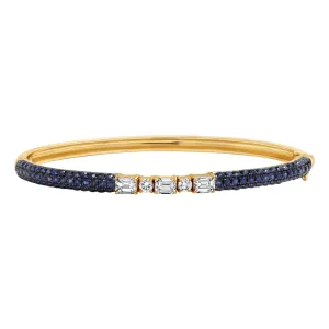 Warrior Woman Sapphire Bangle