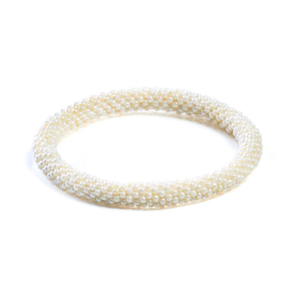 Water Chestnut | Himalayan Glass Bead Bracelet