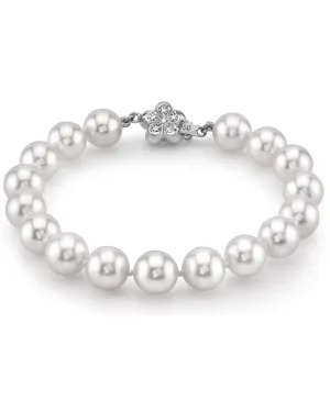 White South Sea Pearl Bracelet, 9.0-10.0mm - AAA/AAAA Quality