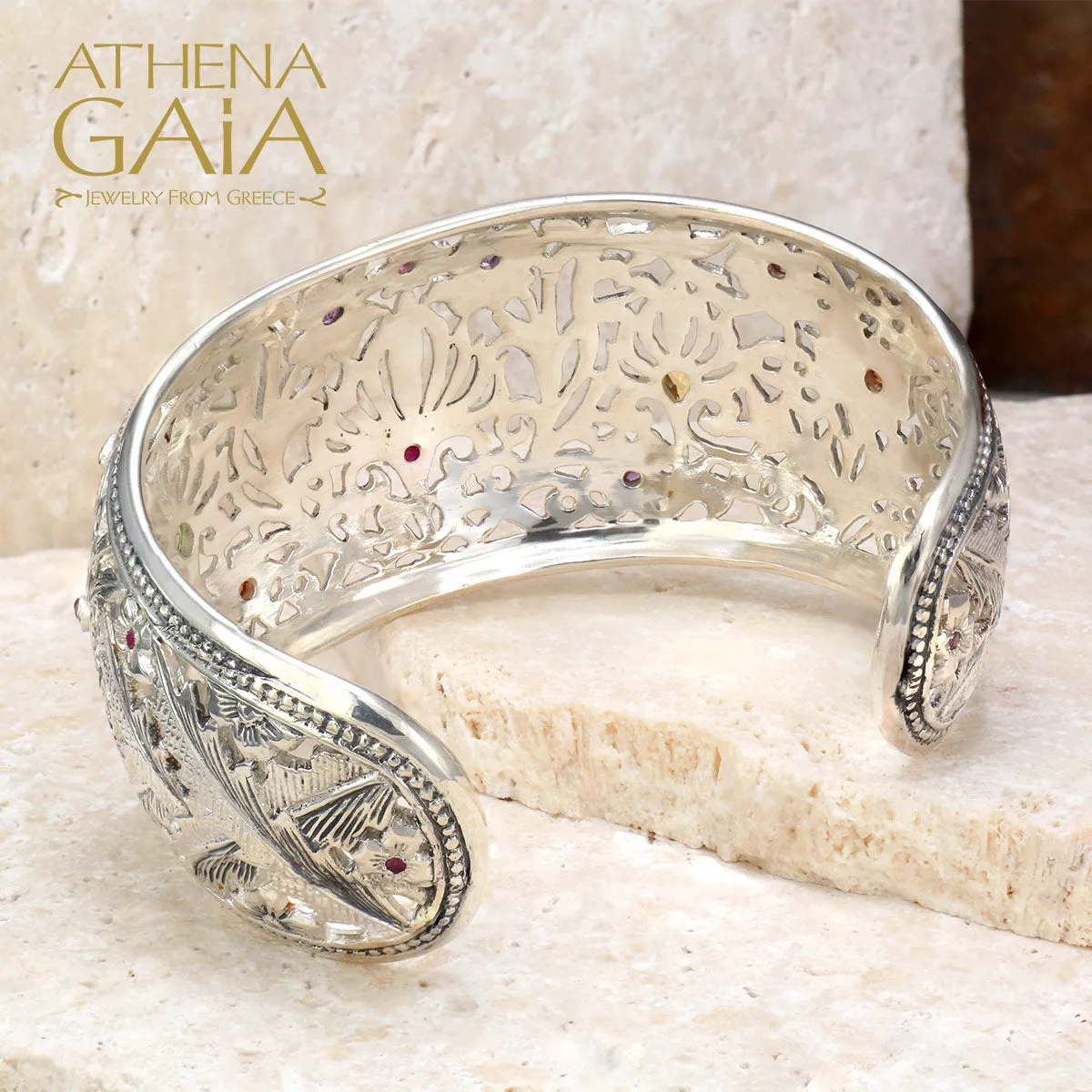 Wild Flowers Cuff Bracelet