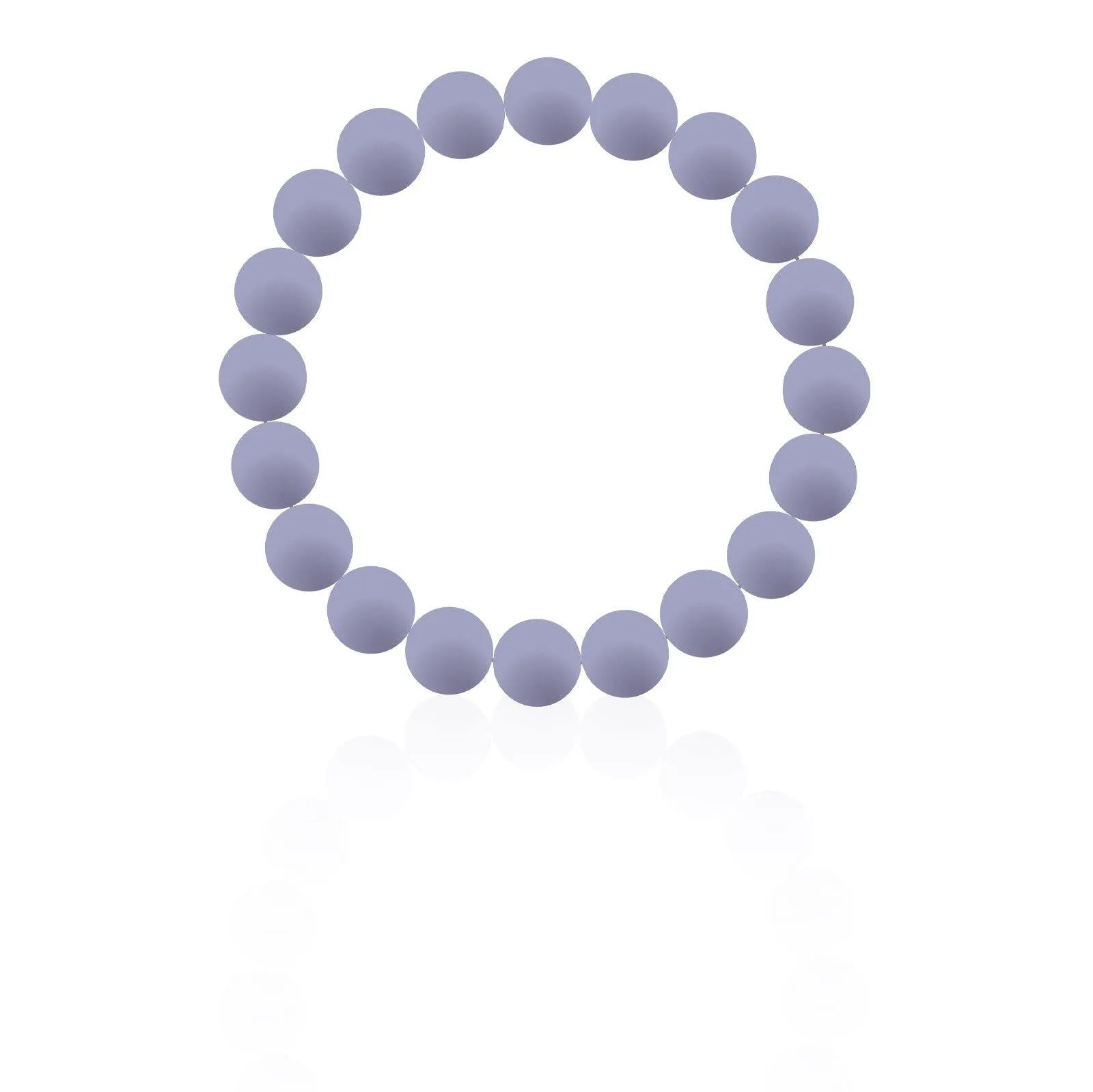 Wink Silicon rubber 9MM bead bracelets