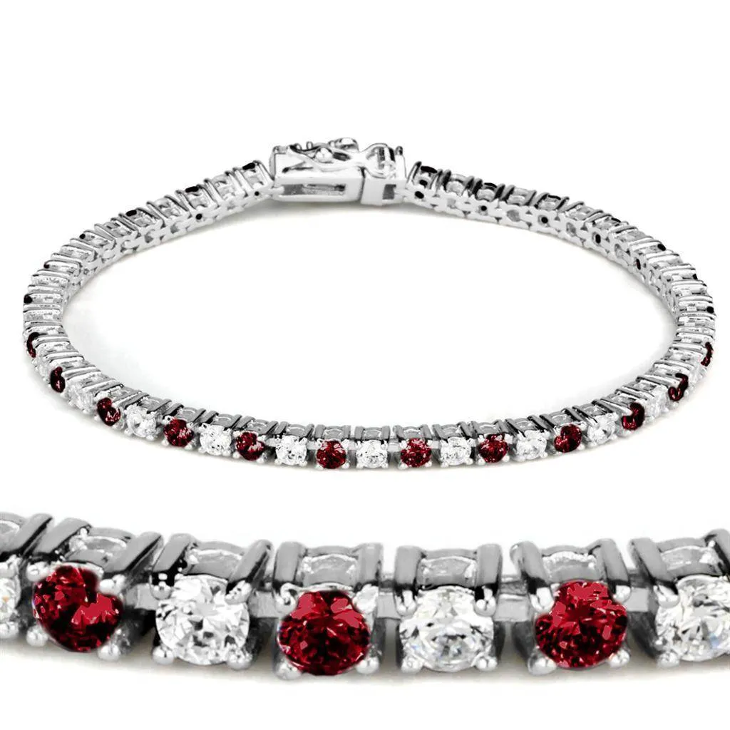 Women's Bracelets 46902 - Rhodium Brass Bracelet with