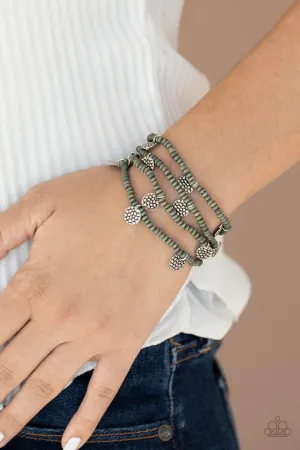 WOODn't Count on It Silver Paparazzi Bracelet