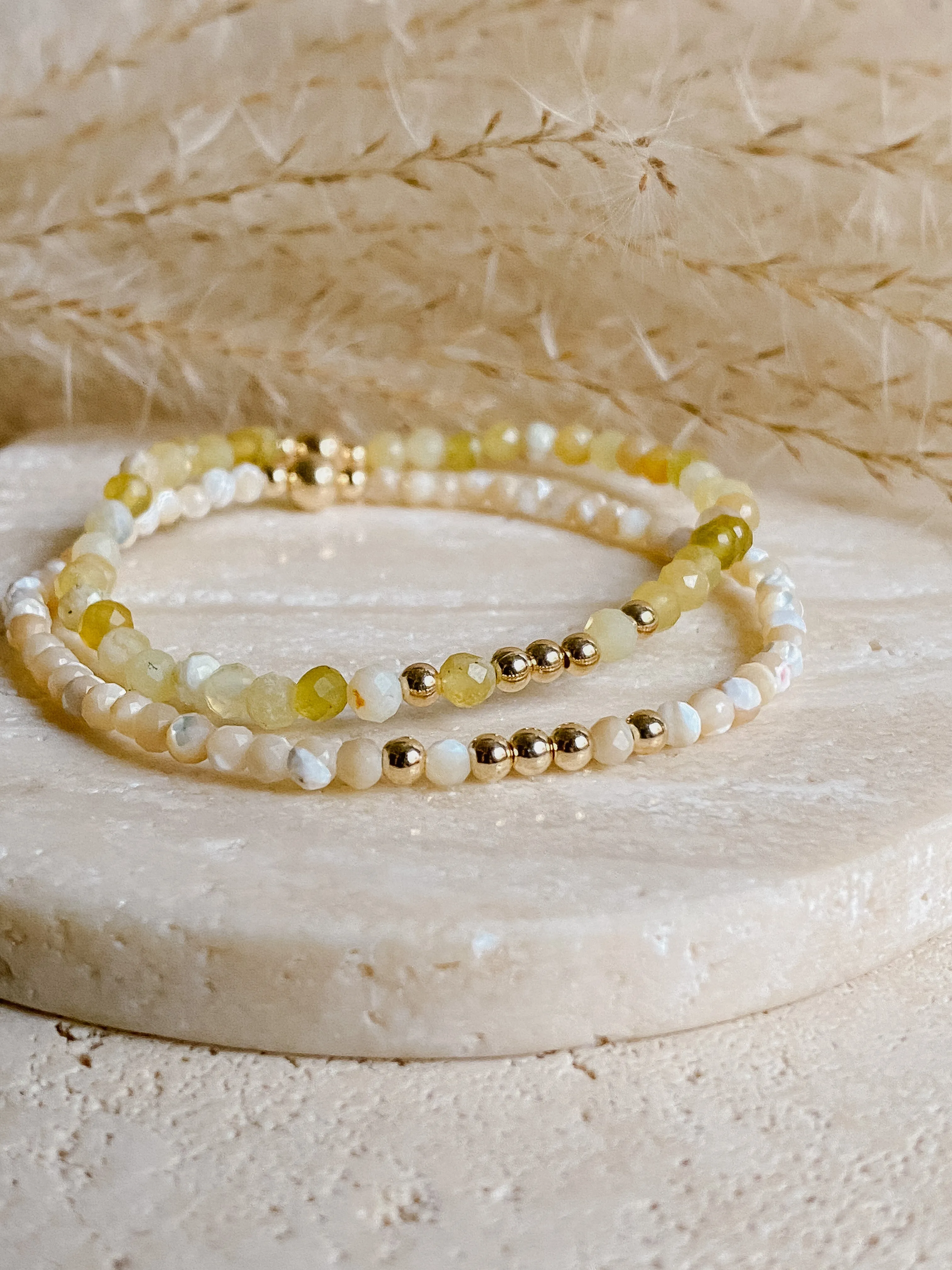 Yellow Opal Illumination Bracelet