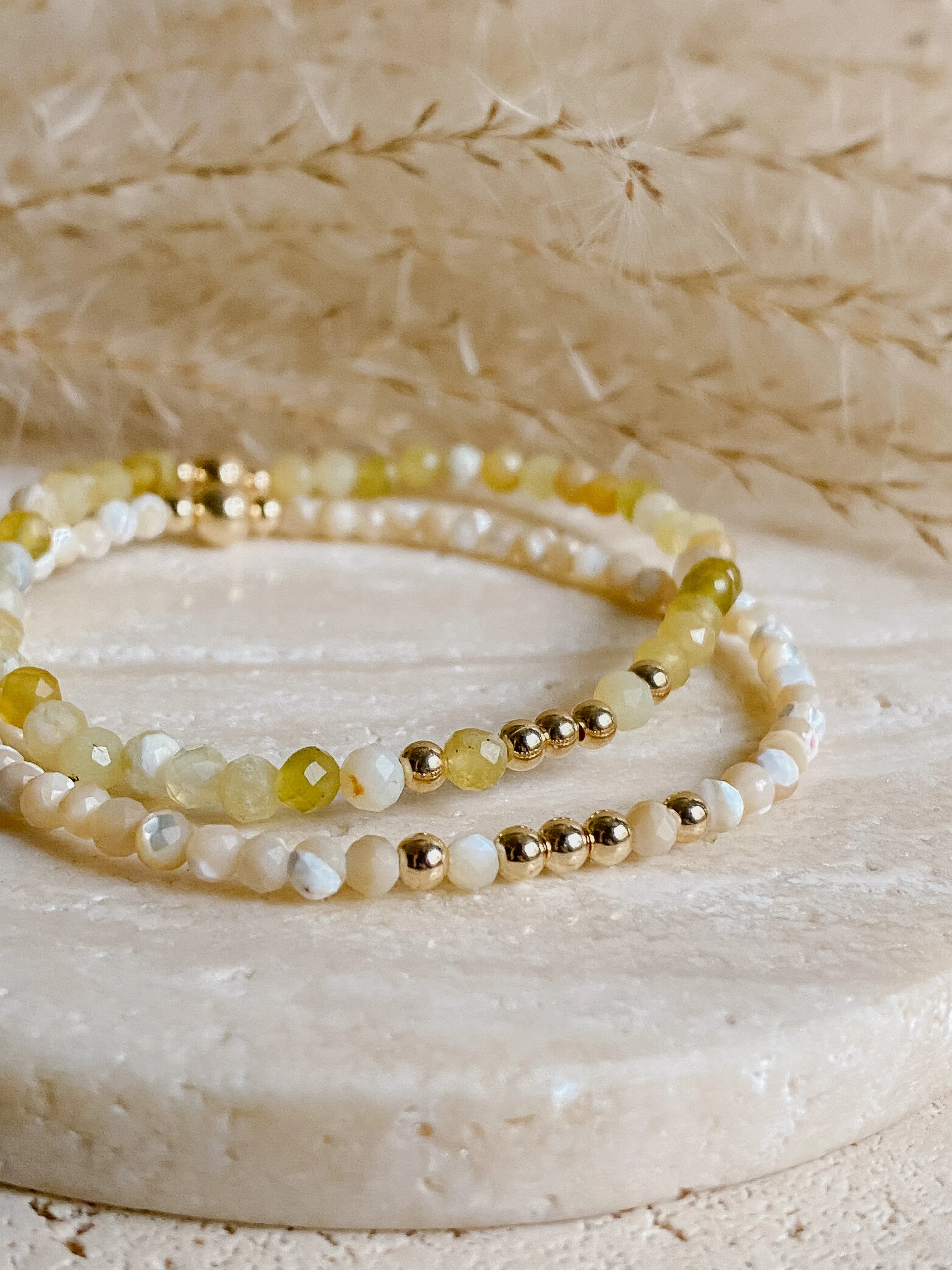 Yellow Opal Illumination Bracelet